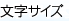 文字サイズ