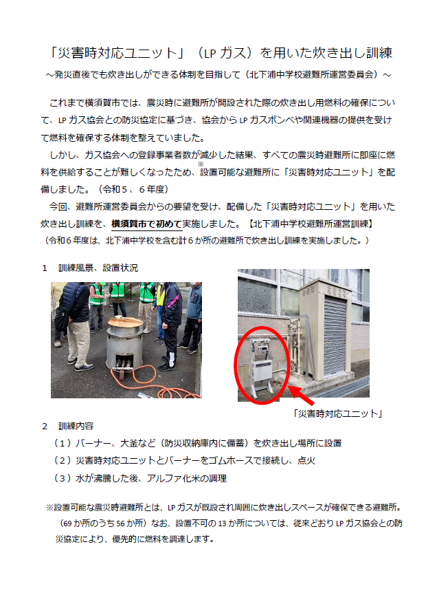 LPガスユニット