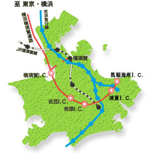 三浦半島マップ画像