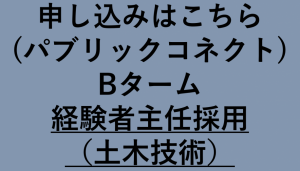 土木技術B（経験者主任採用）ボタン