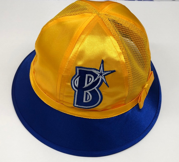 交通安全帽子ハット写真（ベイスターズ）