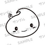 顔モノクロ（フチあり）