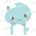 全身と手（正方形）※文字等を追加可能