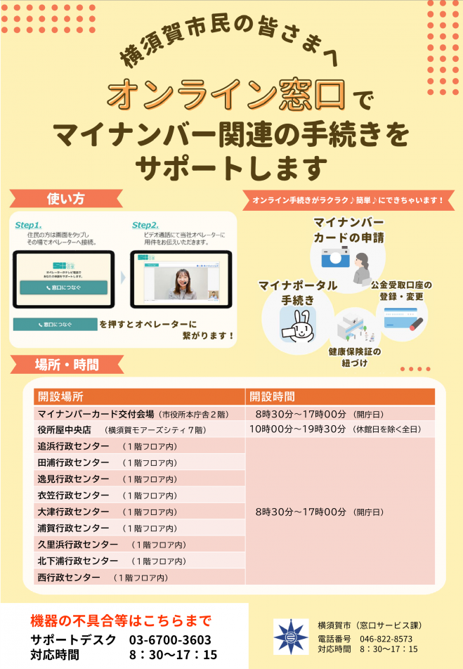 オンライン窓口設置場所一覧20250901