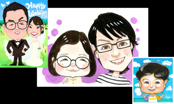 はじめての似顔絵