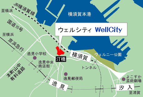 ウェルシティ地図