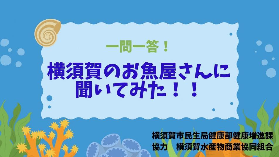横須賀のお魚屋さんに聞いてみた！
