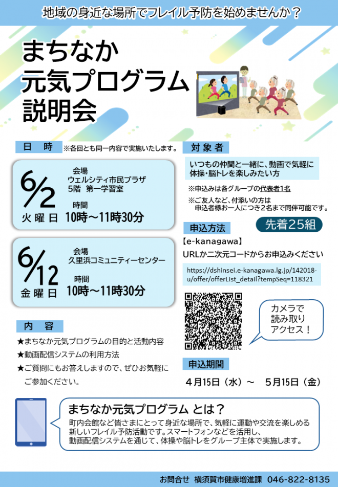 まちなか元気プログラム説明会