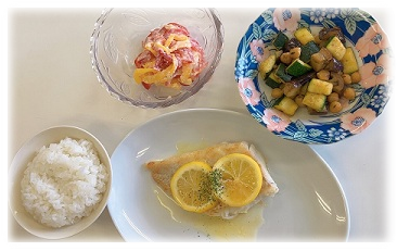 魚のレモンソテー