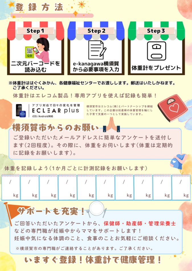 チラシ体重計裏