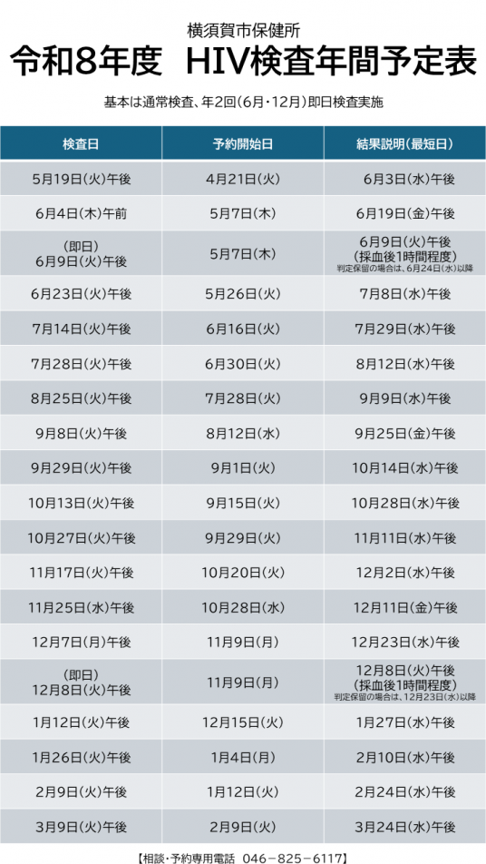 R8年度HIV予定表