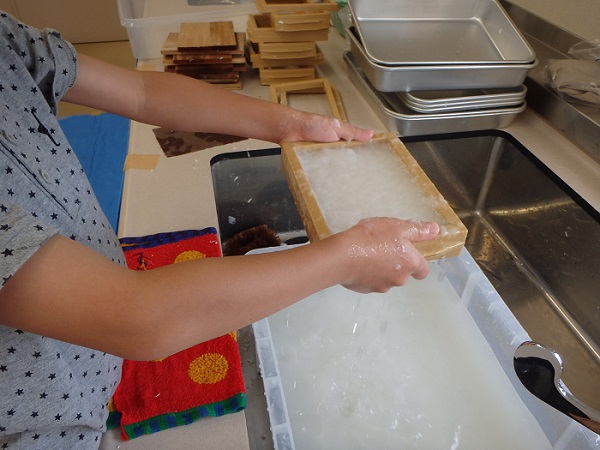 はがき作成中