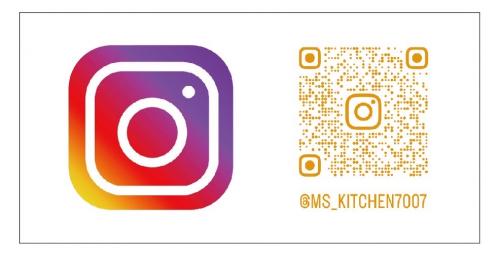 M'skitchenインスタグラム