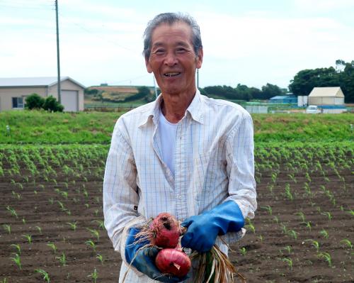 タマネギ農家さん