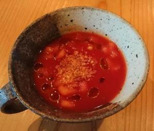 発酵トマトの冷製スープ