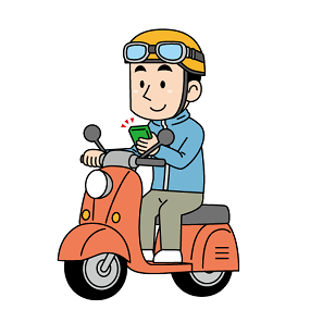 スマホ二輪