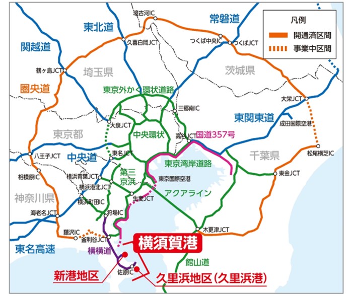 圏央道周辺図