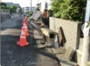 道路と宅地に段差が発生した場合