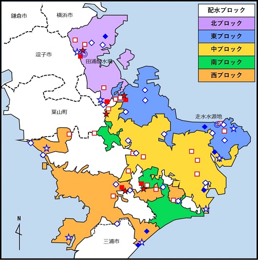 市内の水質検査地点