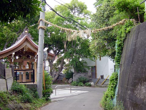 長井町荒井の道切り